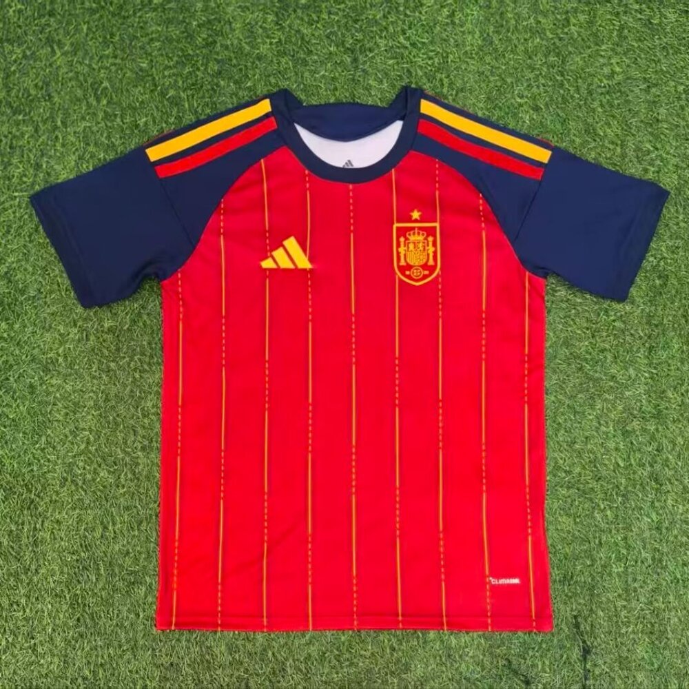 Men Women Kids Spain Red Jersey 2026